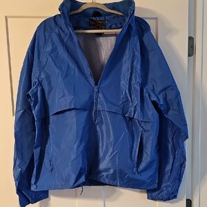 Vintage Eddie Bauer Royal Blue Nylon Windbreaker